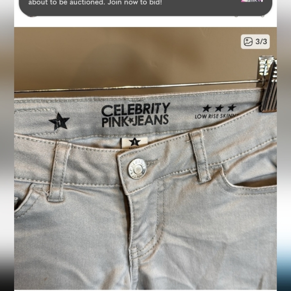 Celebrity *Pink* Jeans Low Rise